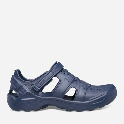 Teva Omnium Drift - Men's Teva Slip Ons - Navy | India (WCAY69382)